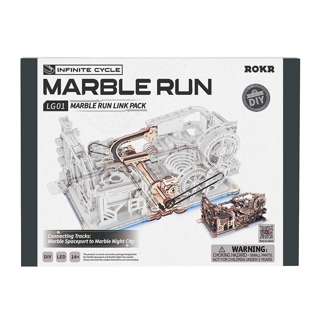 ROKR 3D Wooden Puzzle Link Pack Marble Run LG01 by LAB7 Malta, Europe