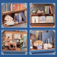 Literature Bookstore Book Nook DIY Kit With LED Light in Malta | LAB7