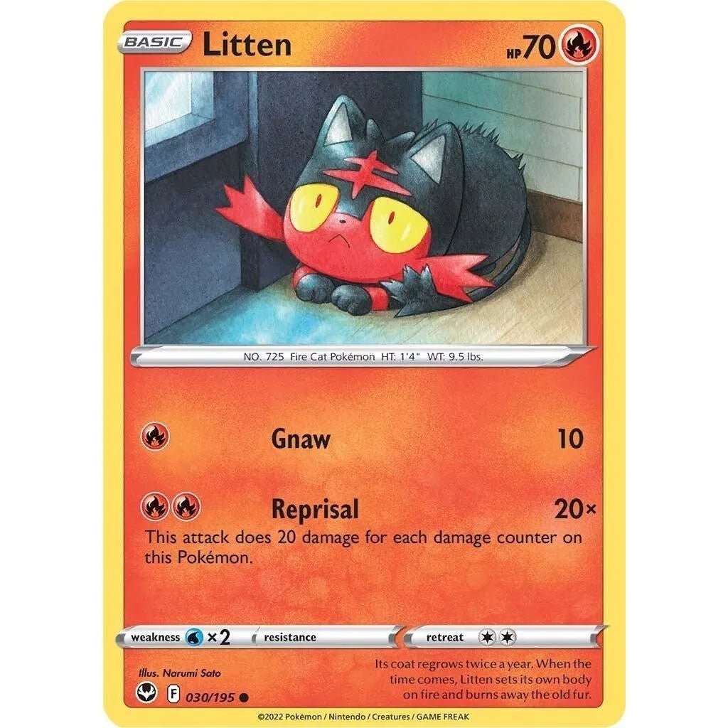 Litten (030/195) (SWSH12: Silver Tempest) in Malta | LAB7