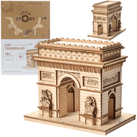 Little Story Arc de Triomphe 3D Wooden Puzzle Model by LAB7 Malta, Europe