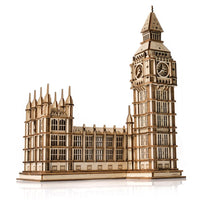 Little Story Big Ben (Elizabeth Tower) 3D Wooden Puzzle Model by LAB7 Malta, Europe