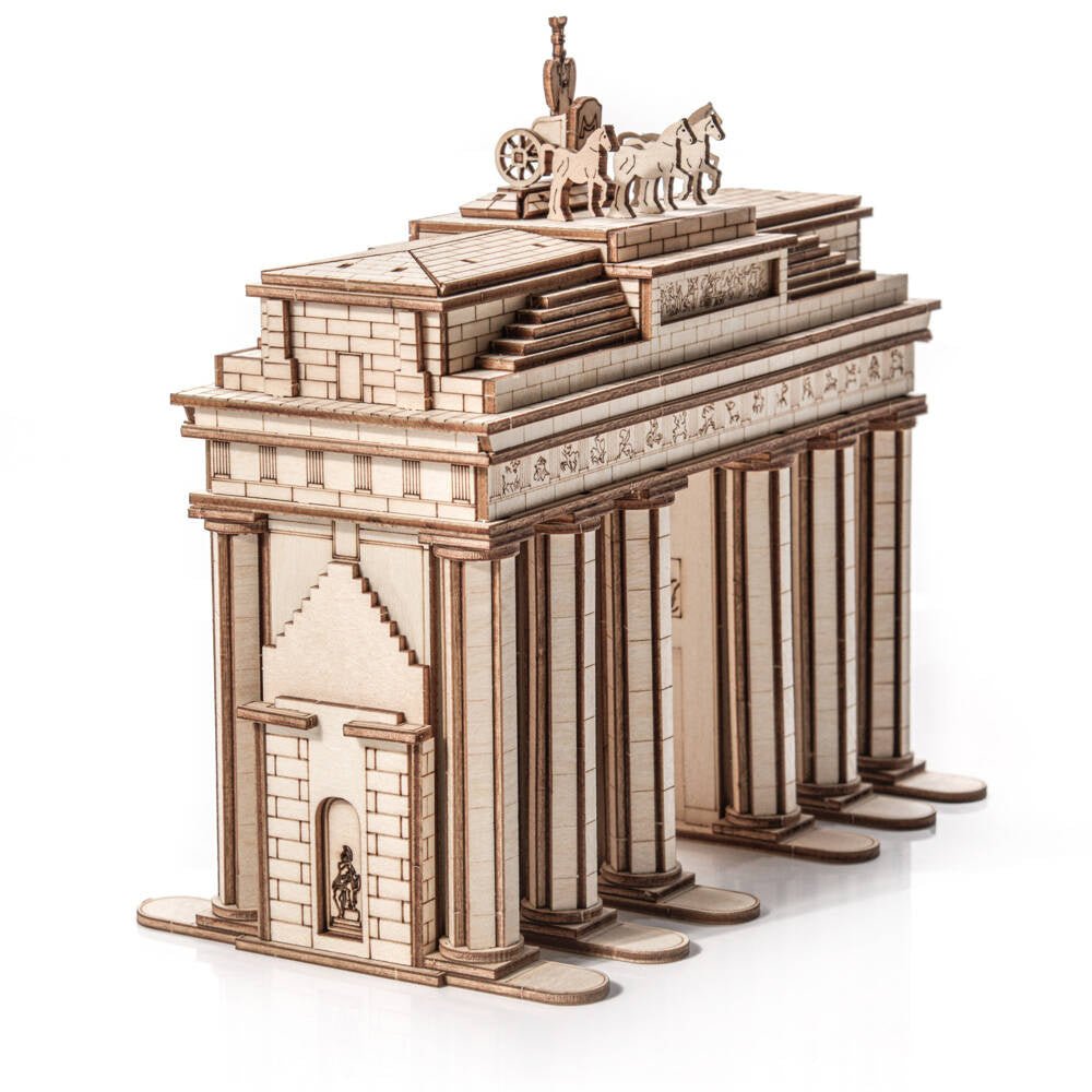 Little Story Brandenburg Gate 3D Wooden Puzzle Model by LAB7 Malta, Europe