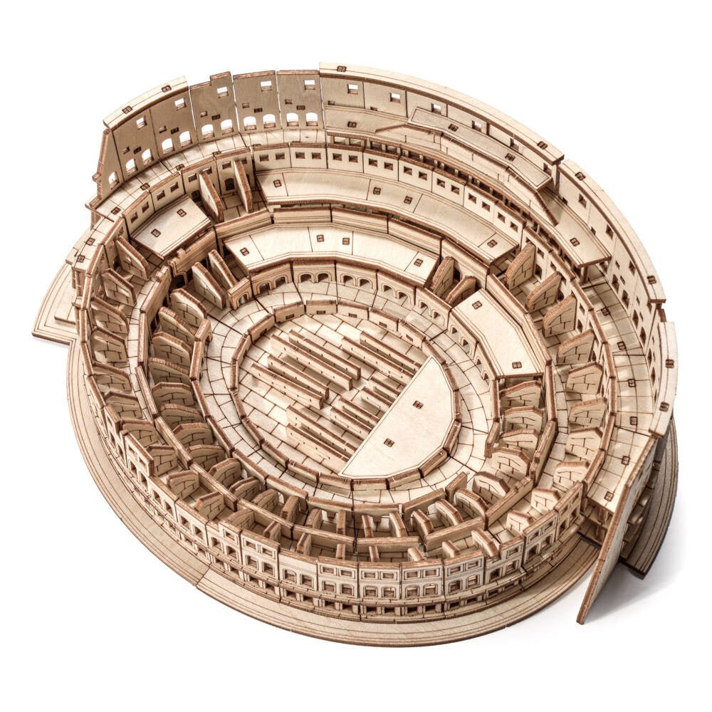 Little Story Colosseum 3D Wooden Puzzle Model by LAB7 Malta, Europe