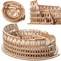 Little Story Colosseum 3D Wooden Puzzle Model by LAB7 Malta, Europe