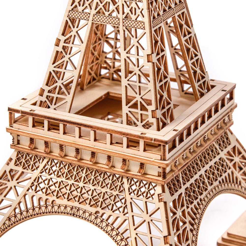 Little Story Eiffel Tower 3D Wooden Puzzle Model by LAB7 Malta, Europe