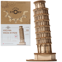 Little Story Leaning Tower of Pisa 3D Wooden Puzzle Model by LAB7 Malta, Europe