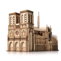 Little Story Notre - Dame Cathedral 3D Wooden Puzzle Model by LAB7 Malta, Europe
