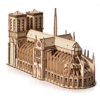 Little Story Notre - Dame Cathedral 3D Wooden Puzzle Model by LAB7 Malta, Europe