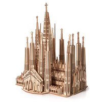 Little Story Sagrada Familia 3D Wooden Puzzle Model by LAB7 Malta, Europe