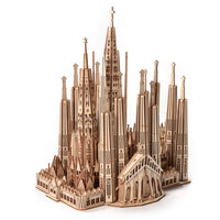 Little Story Sagrada Familia 3D Wooden Puzzle Model by LAB7 Malta, Europe
