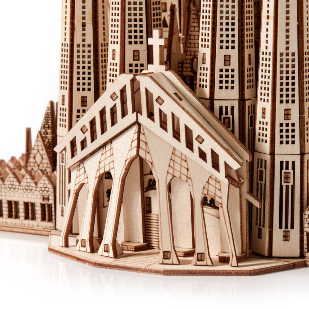 Little Story Sagrada Familia 3D Wooden Puzzle Model by LAB7 Malta, Europe