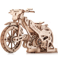 Little Story Speedway Bike 3D Wooden Puzzle Model by LAB7 Malta, Europe