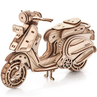 Little Story Sting Scooter 3D Wooden Puzzle Model by LAB7 Malta, Europe