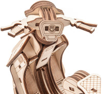 Little Story Sting Scooter 3D Wooden Puzzle Model by LAB7 Malta, Europe
