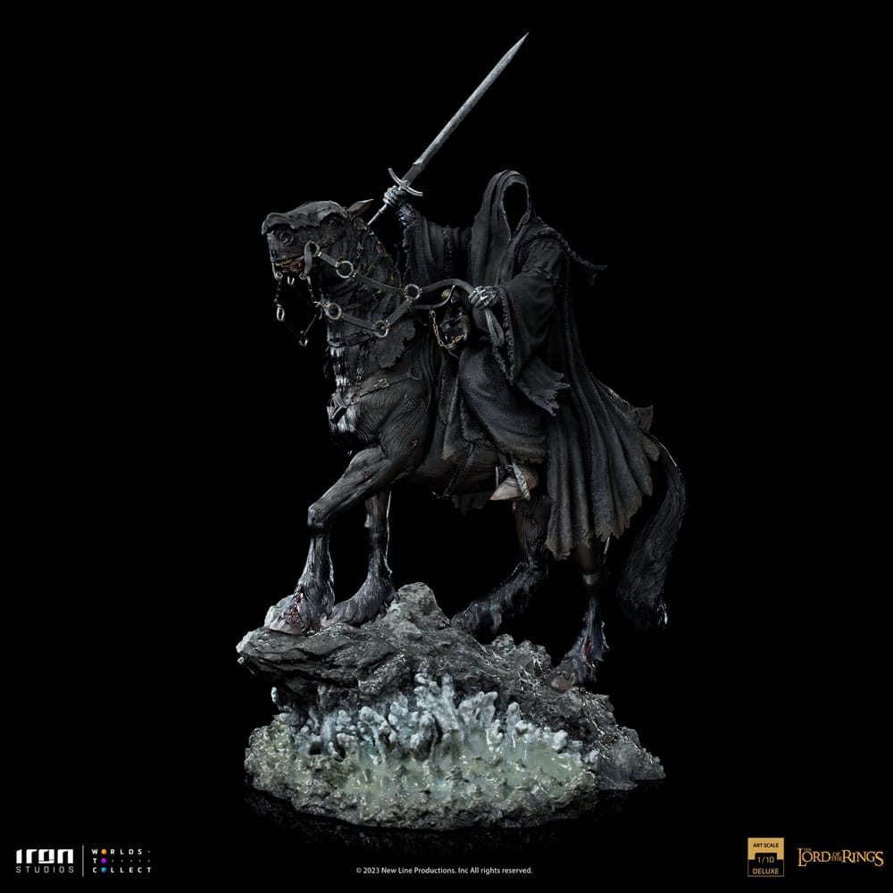 Lord Of The Rings Deluxe Art Scale Statue 1/10 Nazgul on Horse 42 cm by LAB7 Malta, Europe