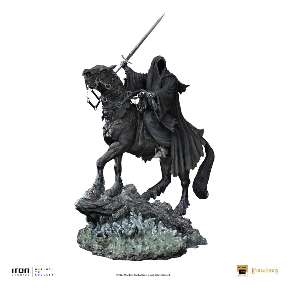 Lord Of The Rings Deluxe Art Scale Statue 1/10 Nazgul on Horse 42 cm by LAB7 Malta, Europe