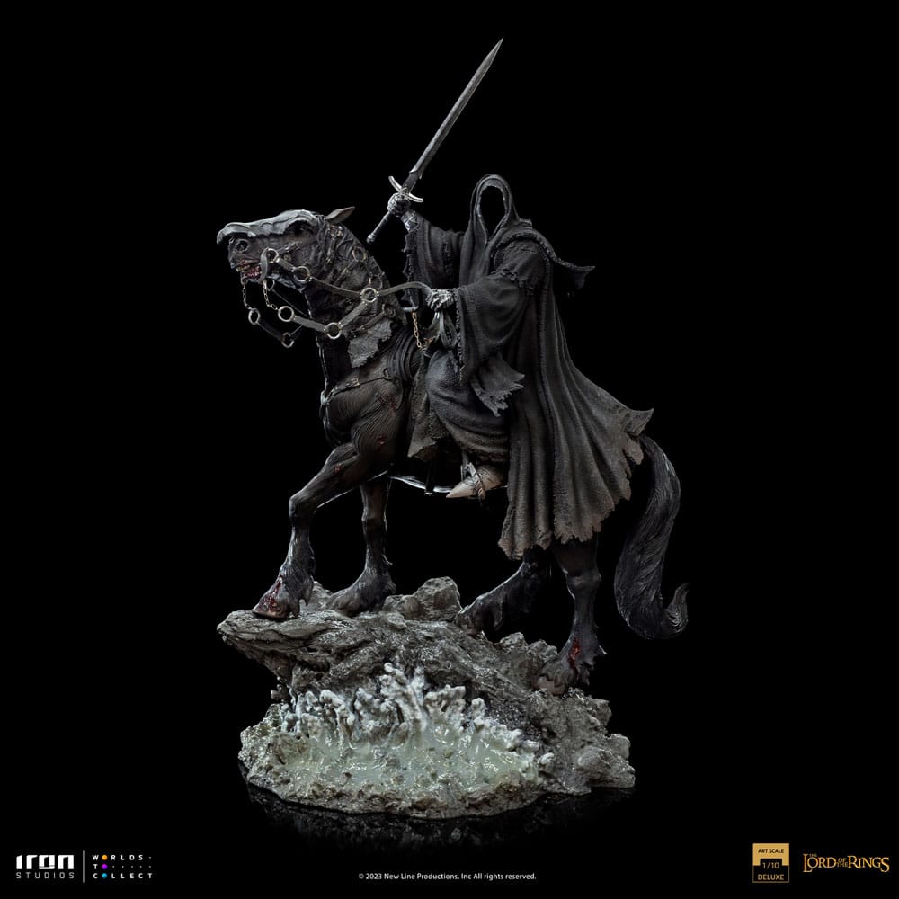 Lord Of The Rings Deluxe Art Scale Statue 1/10 Nazgul on Horse 42 cm by LAB7 Malta, Europe