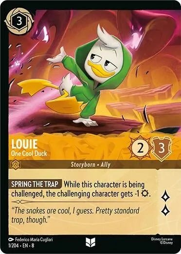 Louie - One Cool Duck (Foil) (1/204) (Reign of Jafar) in Malta | LAB7