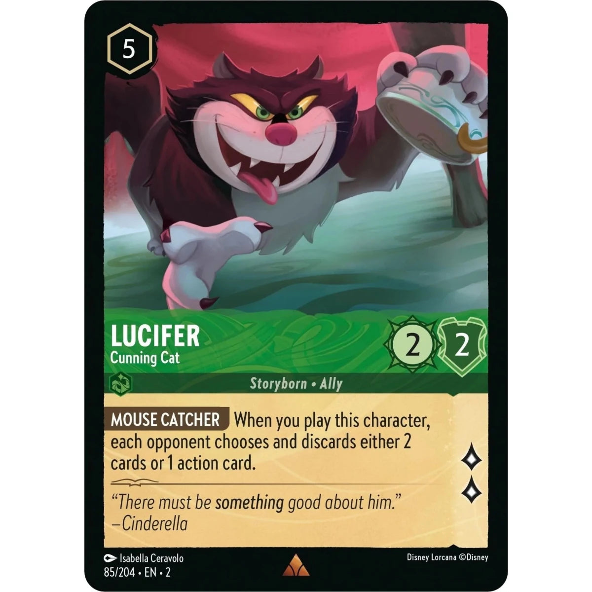 Lucifer - Cunning Cat (85/204) (Rise of the Floodborn) in Malta | LAB7