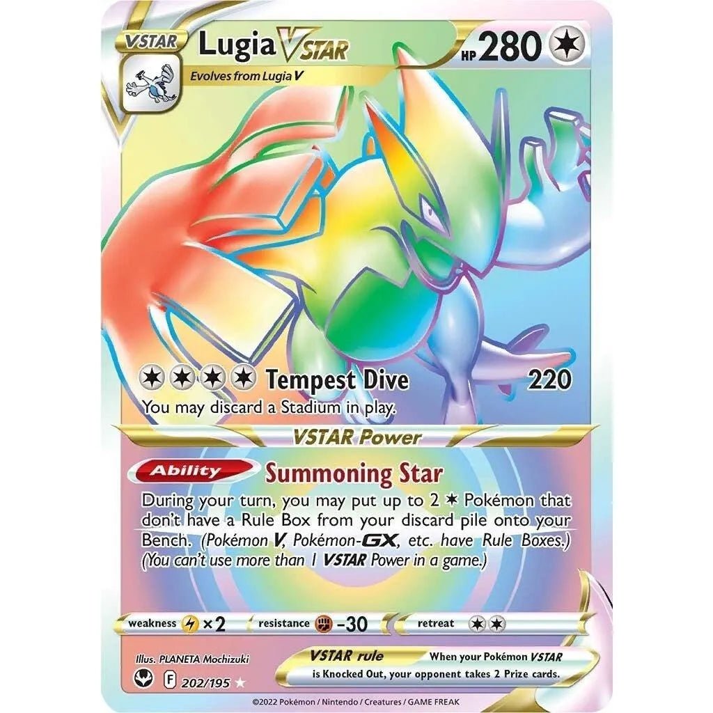 Lugia VSTAR (Secret) (202) (202/195) (SWSH12: Silver Tempest) in Malta | LAB7