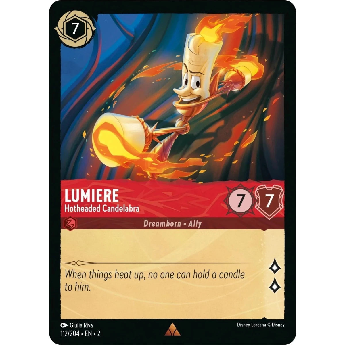 Lumiere - Hotheaded Candelabra (112/204) (Rise of the Floodborn) in Malta | LAB7