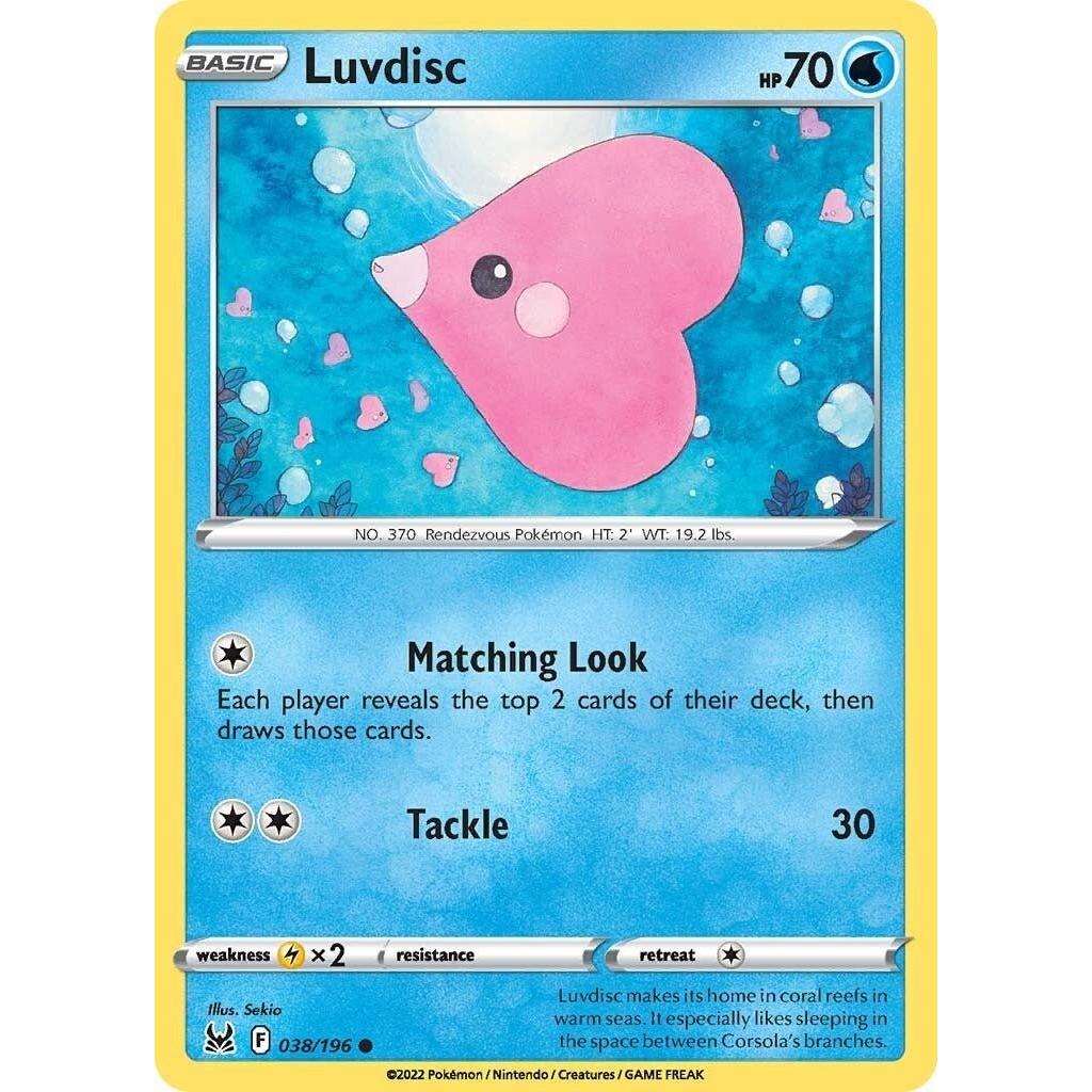 Luvdisc (038/196) (SWSH11: Lost Origin) in Malta | LAB7