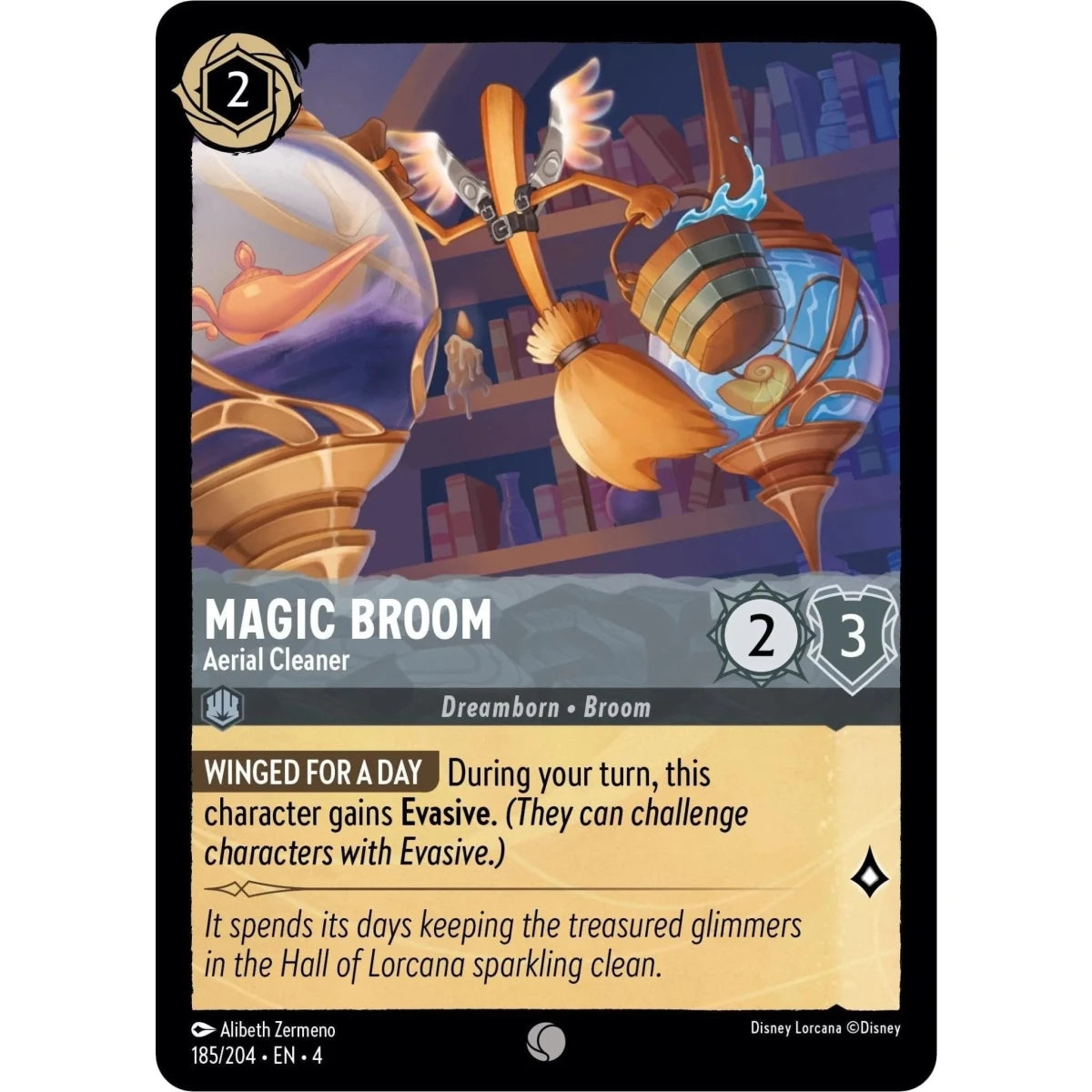 Magic Broom - Aerial Cleaner (185/204) (Ursula's Return) in Malta | LAB7