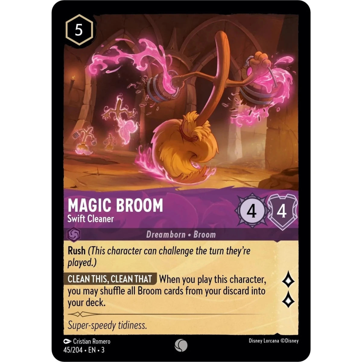 Magic Broom - Swift Cleaner (45/204) (Into the Inklands) in Malta | LAB7