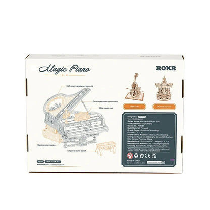 ROKR - Magic Piano 3D Wooden Puzzle Music Box – AMK81