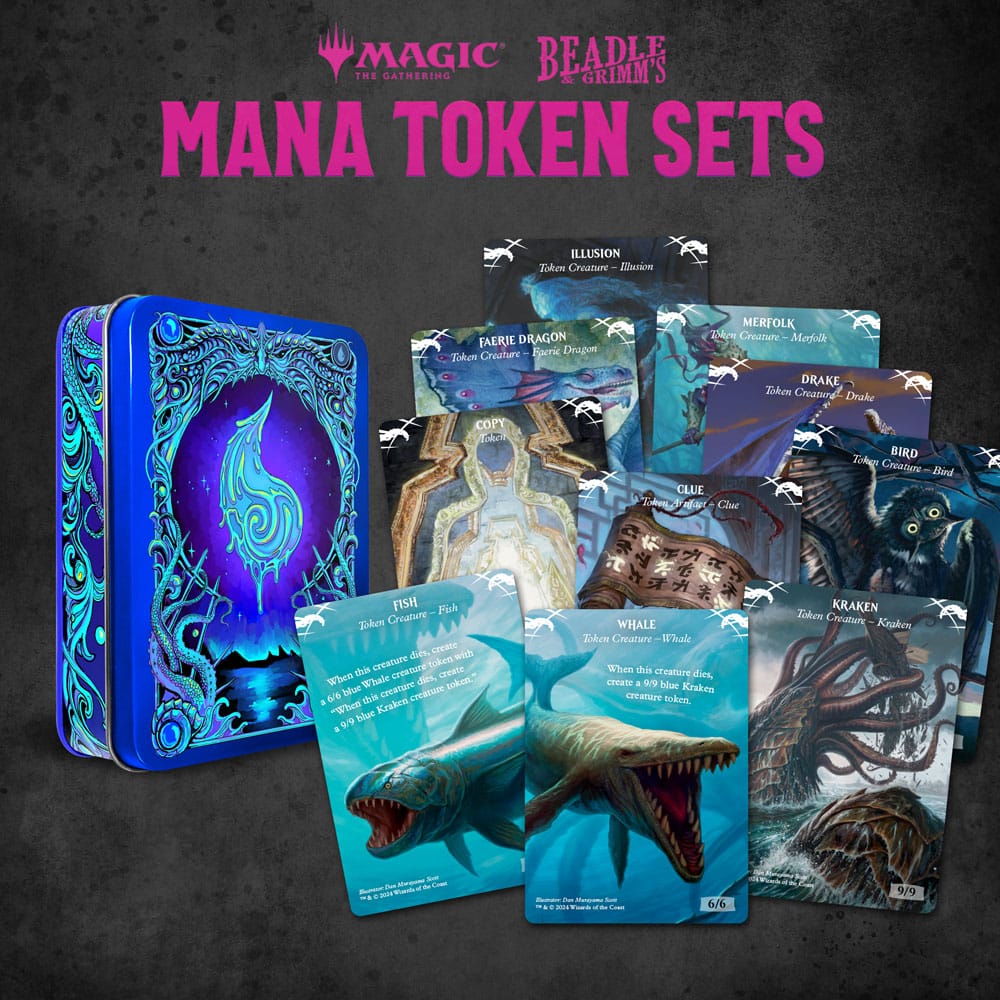 Beadle & Grimm´s - Magic: The Gathering Blue Mana Dice & Token Pack