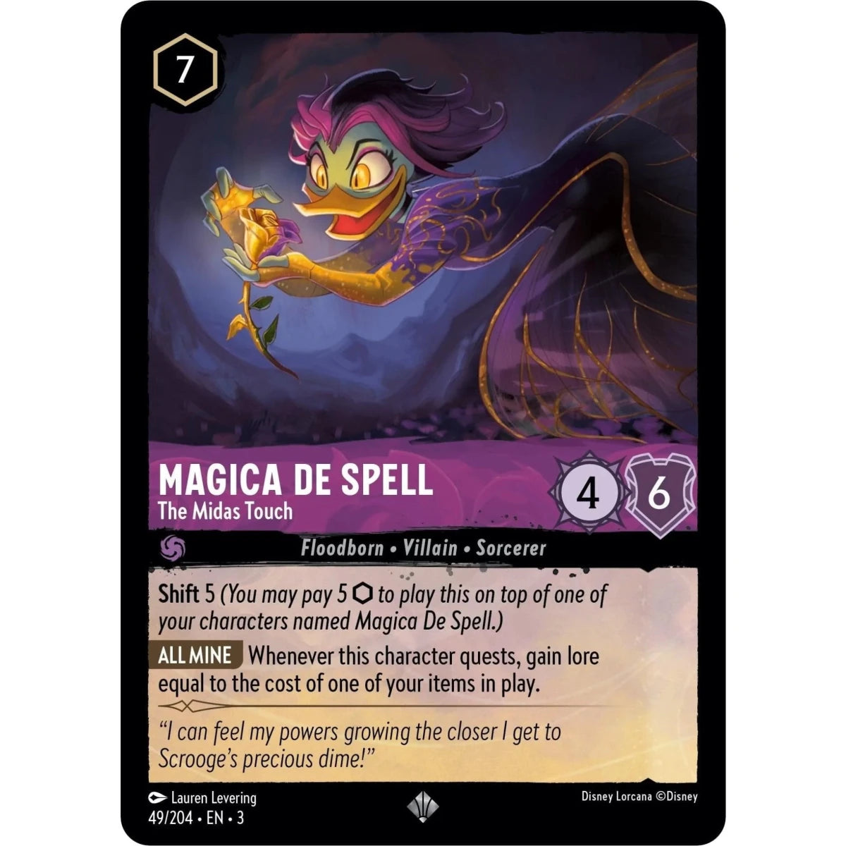 Magica De Spell - The Midas Touch (49/204) (Into the Inklands) in Malta | LAB7