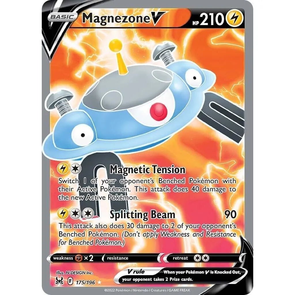 Magnezone V (Full Art) (175/196) (SWSH11: Lost Origin) in Malta | LAB7