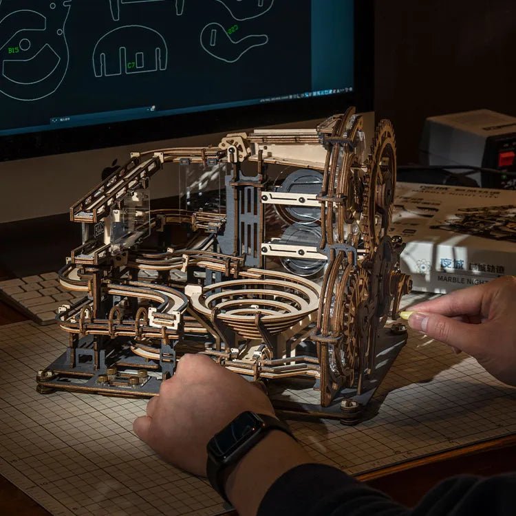 ROKR DIY 3D Wooden Puzzle Marble Night City LGA01 by LAB7 Malta, Europe