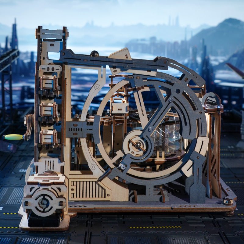 ROKR 3D Wooden Puzzle Marble Spaceport Marble Run LGC01 by LAB7 Malta, Europe