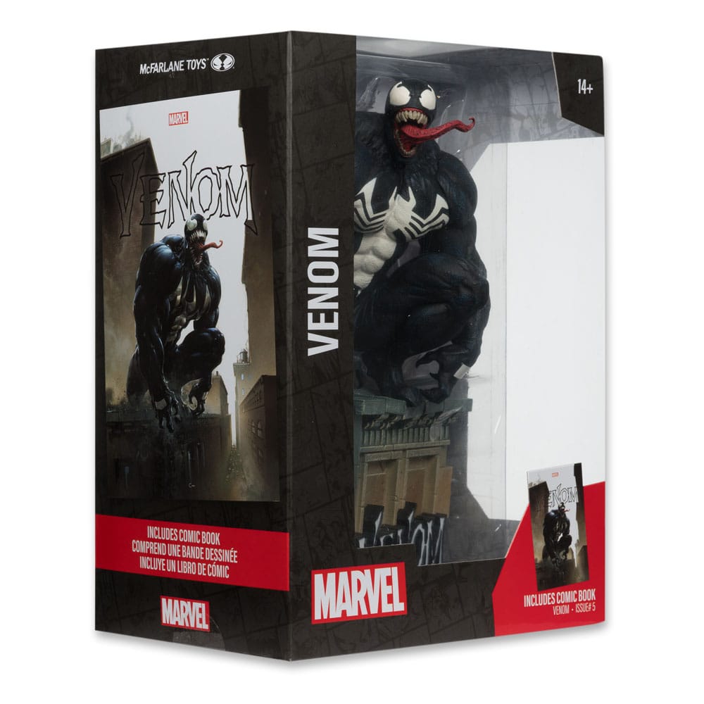 Marvel 1/6 Venom PVC Statue 29 cm with Comic & Art Card by LAB7 Malta, Europe