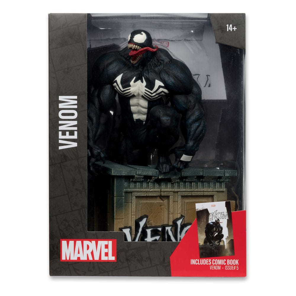 Marvel 1/6 Venom PVC Statue 29 cm with Comic & Art Card by LAB7 Malta, Europe