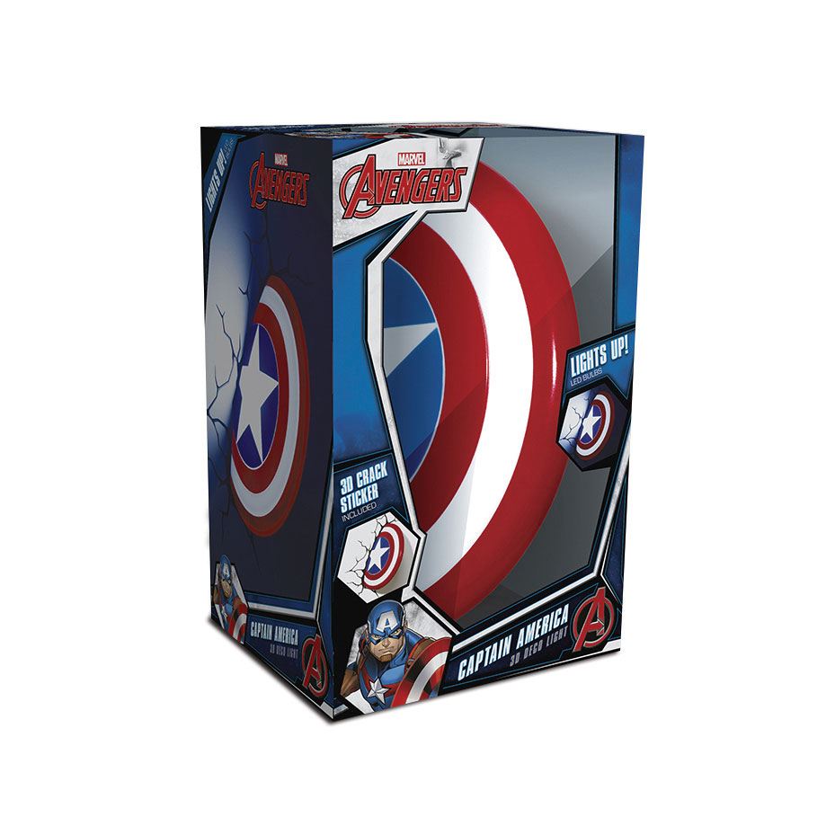 Marvel 3D LED Light Captain America Shield in Malta | LAB7