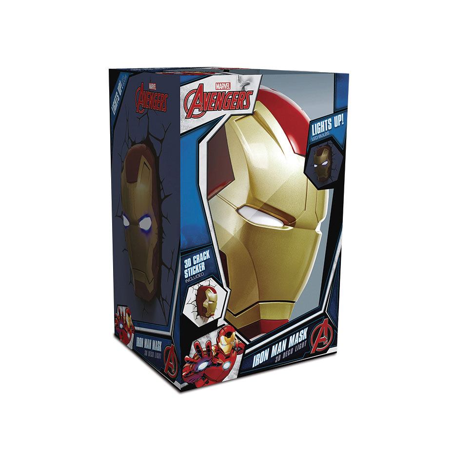 Marvel 3D LED Light Iron Man Helmet in Malta | LAB7