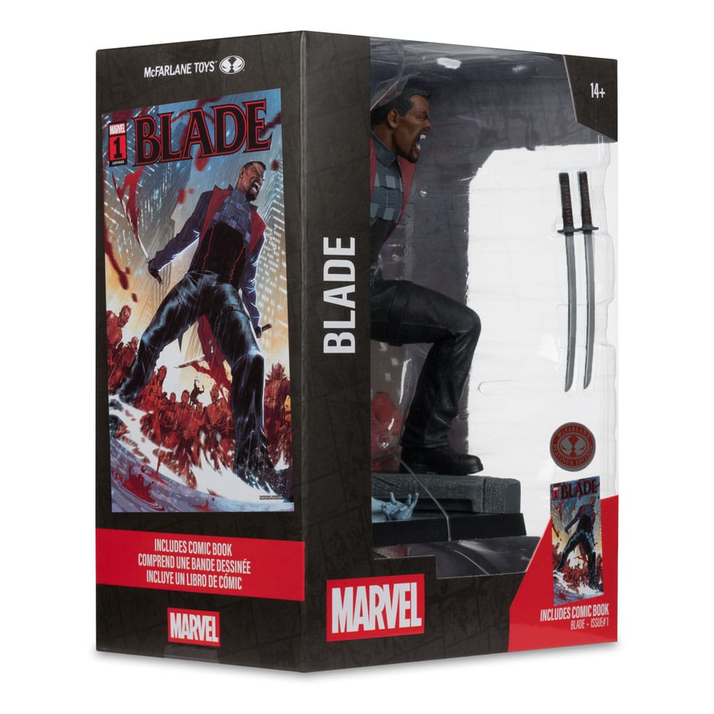Marvel Blade 1 PVC Statue 1/6 Scale Blade Collectible 19 Cm by LAB7 Malta, Europe