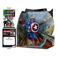 Marvel Collection PVC Statue 1/10 Captain America (Captain America 100) – 12 cm by LAB7 Malta, Europe