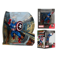 Marvel Collection PVC Statue 1/10 Captain America (Captain America 100) – 12 cm by LAB7 Malta, Europe