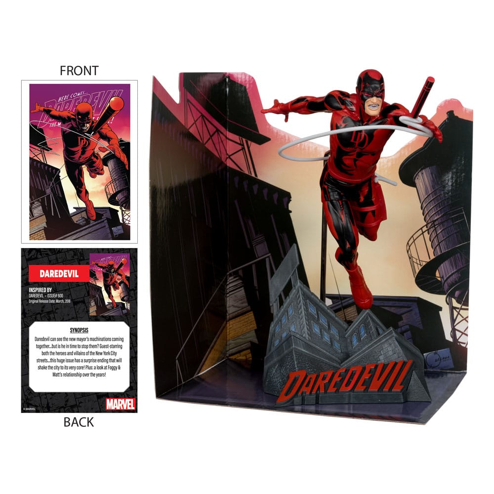 Marvel Collection PVC Statue 1/10 Daredevil (Daredevil 600) 17 cm by LAB7 Malta, Europe