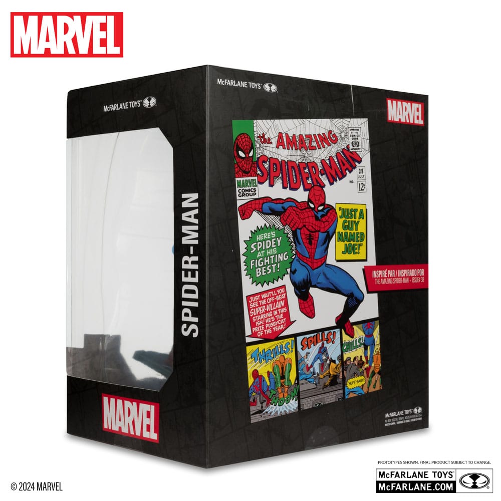 Marvel Collection PVC Statue 1/10 Spider - Man (The Amazing Spider - Man 38) (Gold Label) – 15 cm by LAB7 Malta, Europe