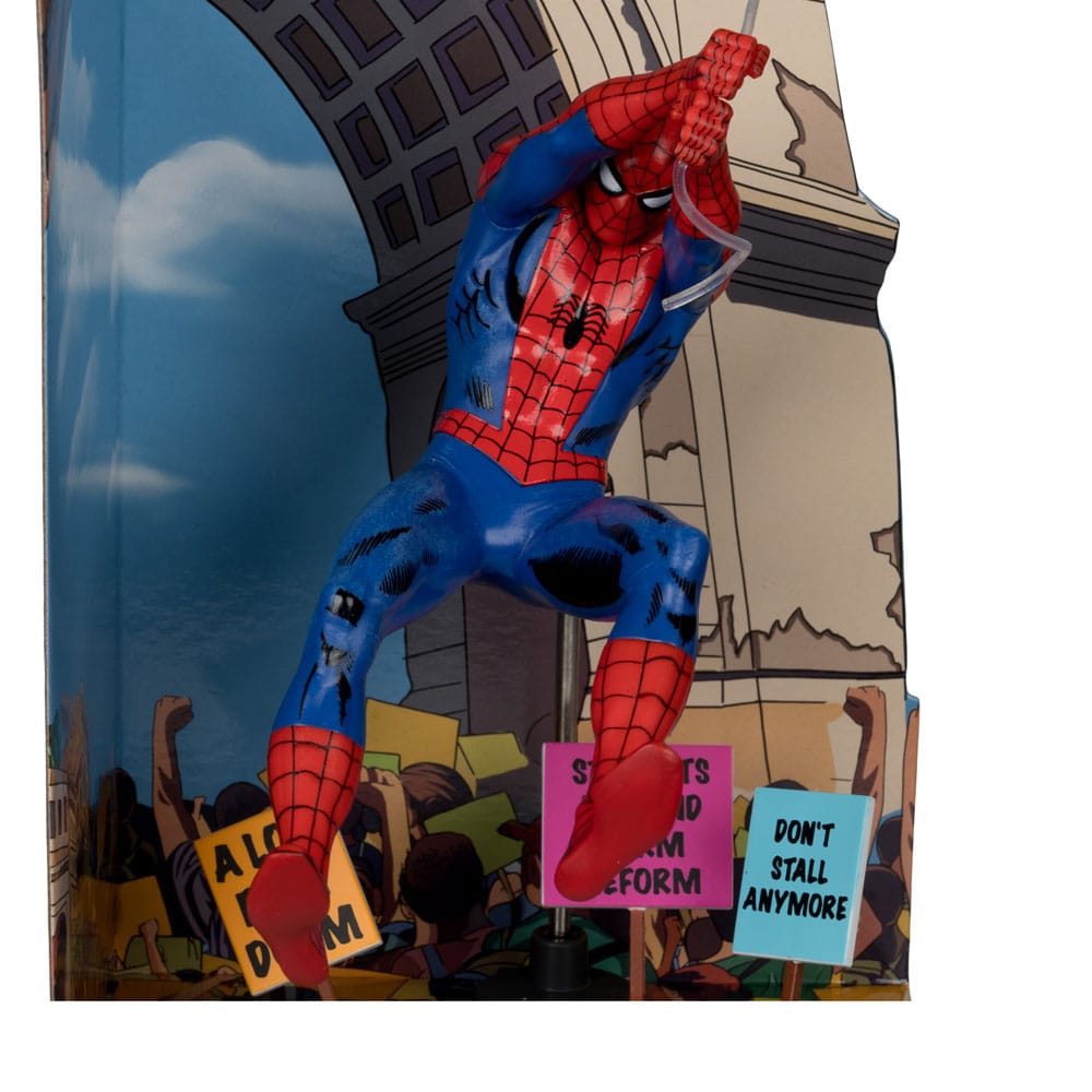 Marvel Collection PVC Statue 1/10 Spider - Man (The Amazing Spider - Man 68) (Gold Label) – 15 cm by LAB7 Malta, Europe