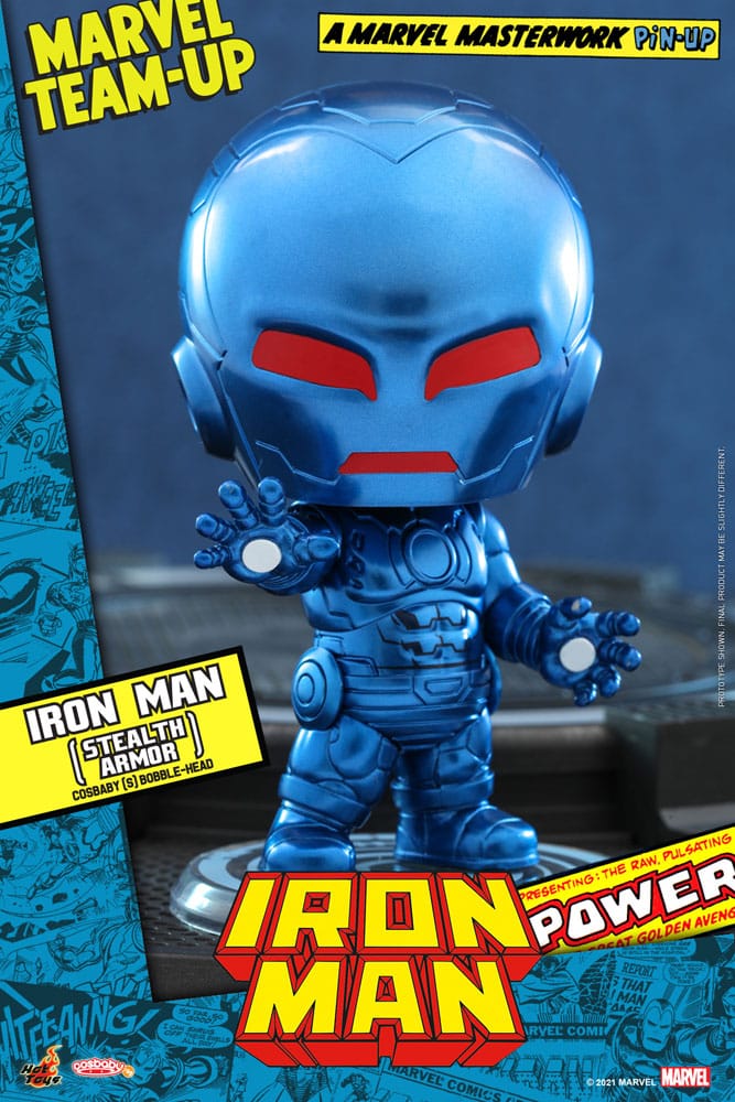 Marvel Comics – Cosbaby Mini Figure Iron Man (Stealth Armor) 10cm by LAB7 Malta, Europe