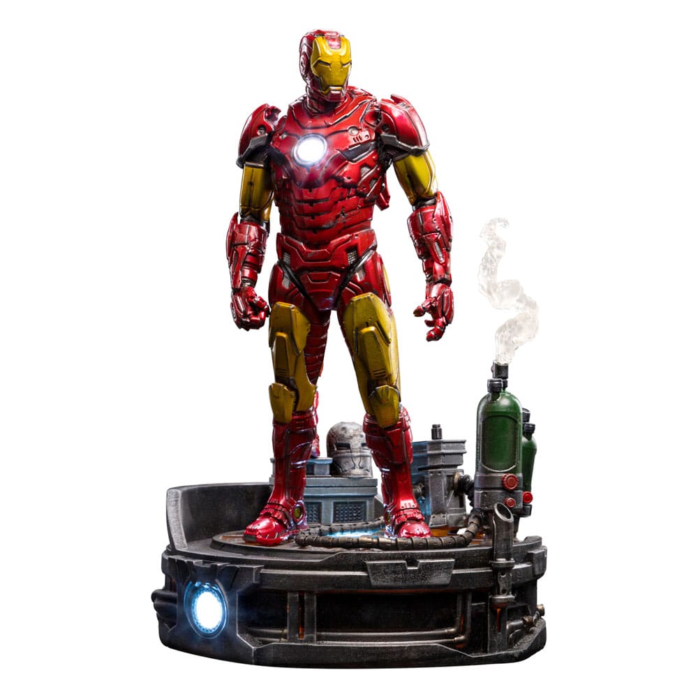 Marvel Deluxe Art Scale Statue 1/10 Iron Man Unleashed 23 cm by LAB7 Malta, Europe
