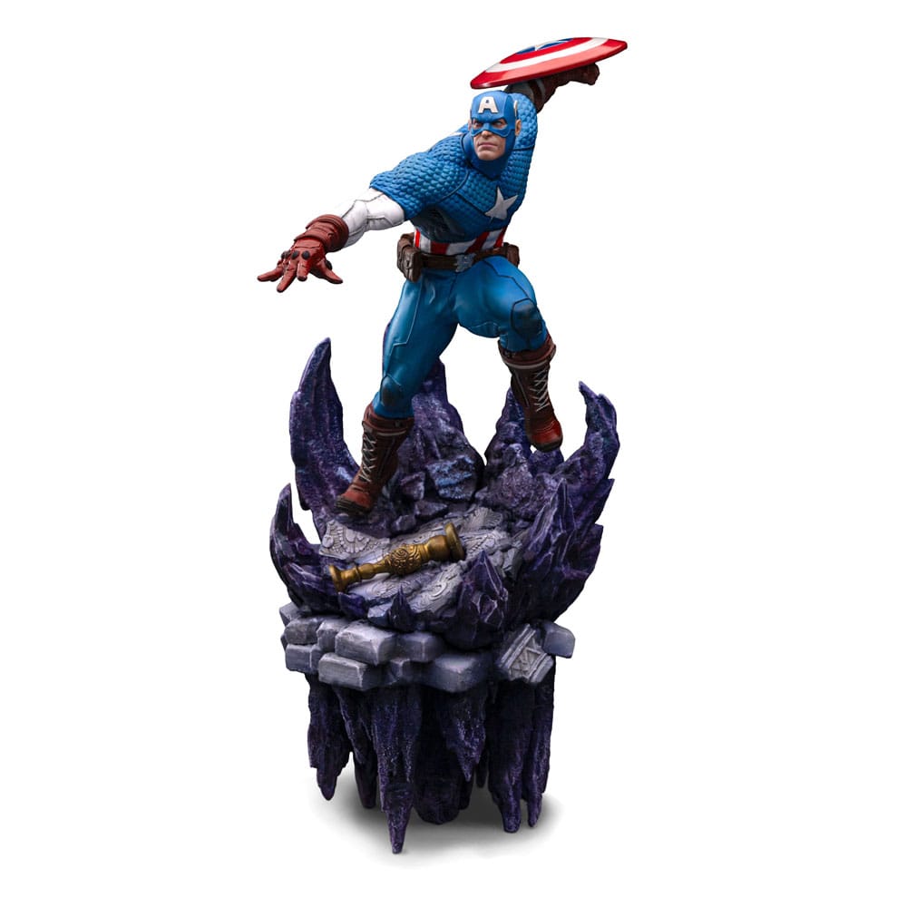 Marvel Deluxe BDS Art Scale Statue 1/10 Captain America 34 cm by LAB7 Malta, Europe