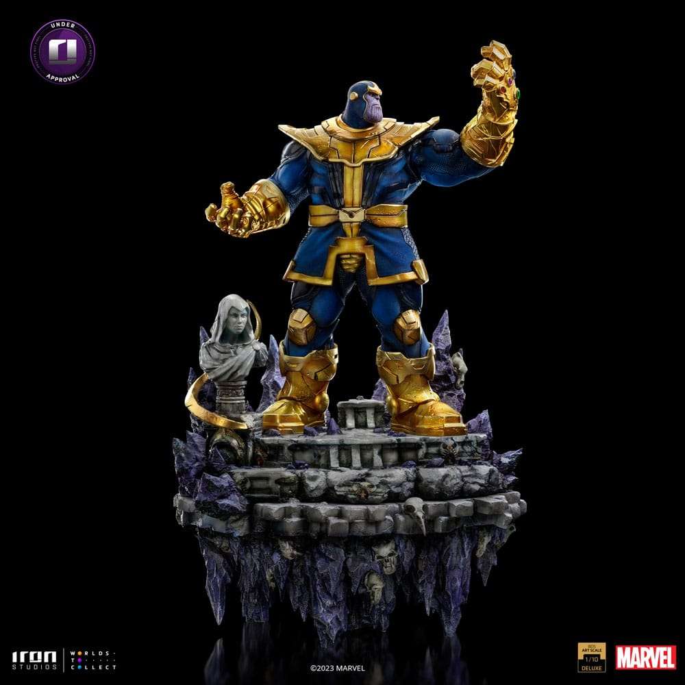 Marvel Deluxe BDS Art Scale Statue 1/10 Thanos Infinity Gaunlet Diorama 42 cm by LAB7 Malta, Europe