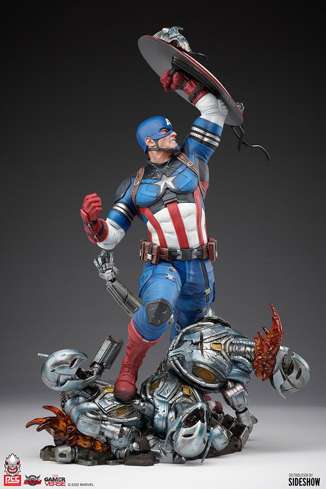 Marvel Future Revolution Statue 1/6 Captain America 38 cm by LAB7 Malta, Europe