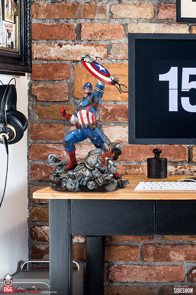 Marvel Future Revolution Statue 1/6 Captain America 38 cm by LAB7 Malta, Europe